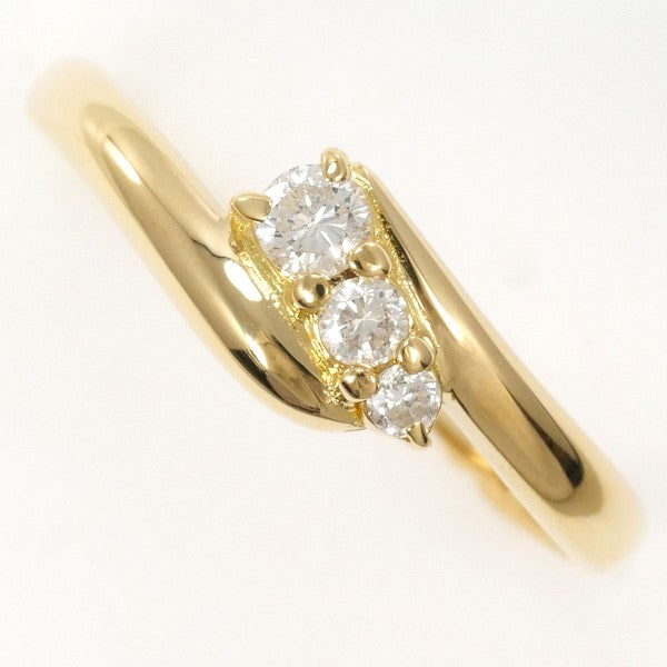 18K Yellow Gold Diamond Ring for Women - Elegant Solitaire Engagement & Wedding Band - Perfect for Proposals, Anniversaries, and Special Occasions