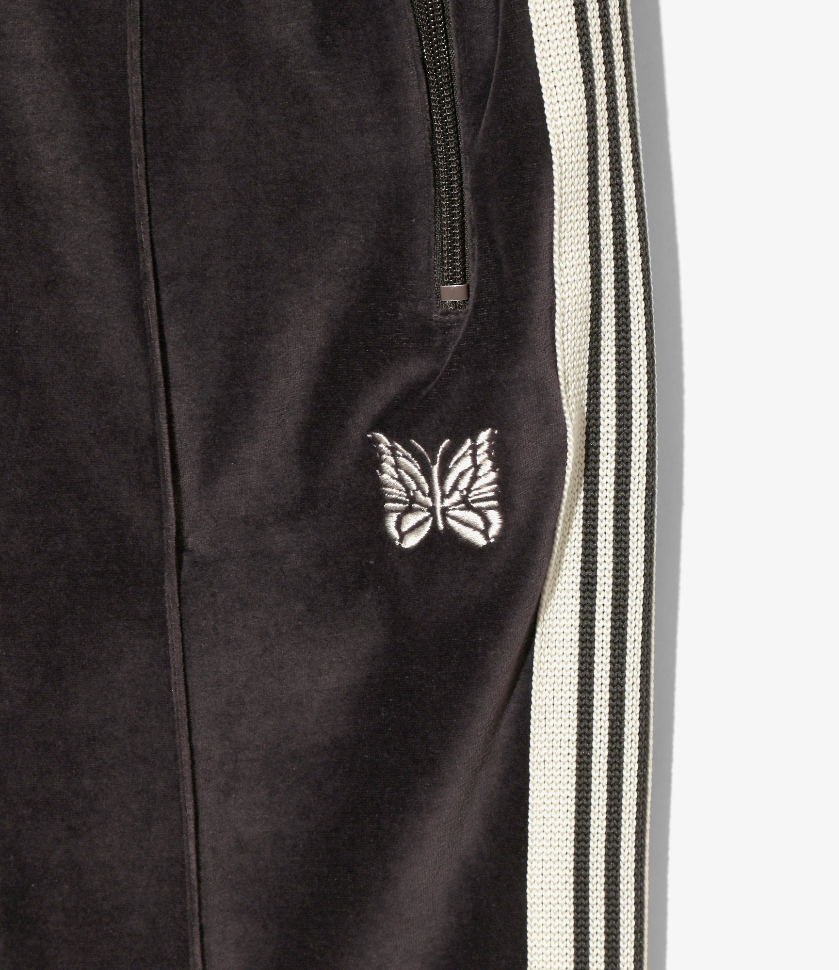Stylish Narrow Track Pants for Women - Soft Charcoal Velour Joggers for Lounge, Yoga & Casual Wear | Comfortable Athletic Pants