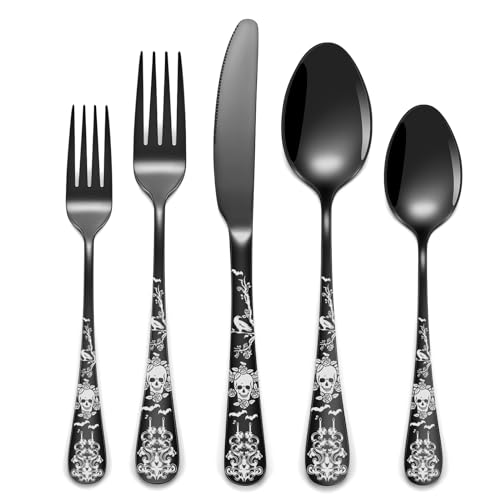 Skull-40 Piece-Black