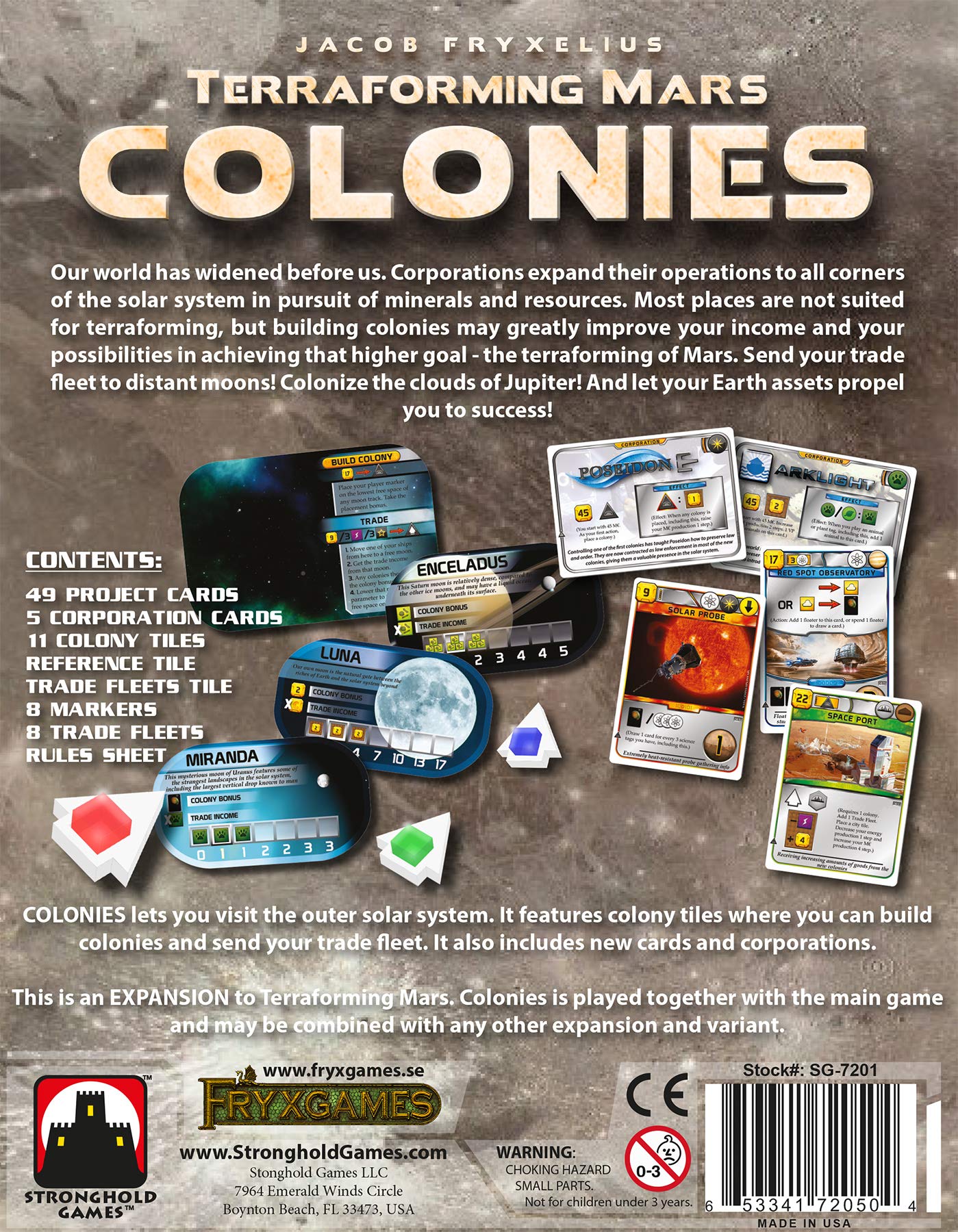 Terraforming Mars: The Colonies Board Game - Strategic Sci-Fi Expansion for 1-5 Players | Perfect for Game Nights & Family Gatherings