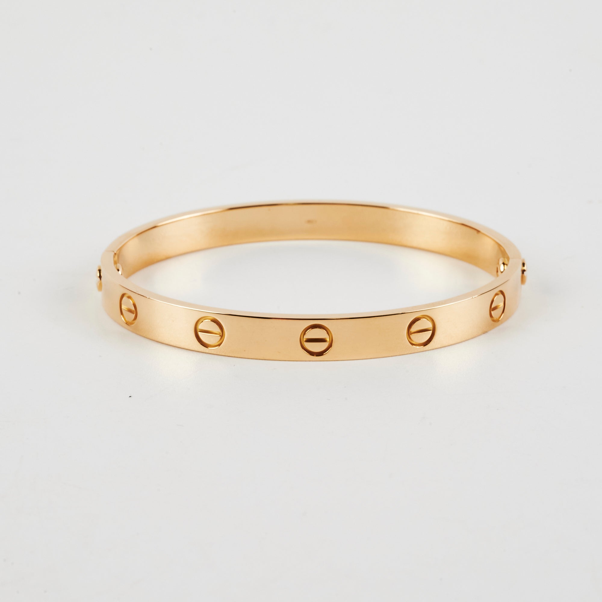 Cartier Love Bracelet 18K Yellow Gold Size 17 - Luxury Jewelry for Women, Perfect for Anniversaries, Weddings & Special Occasions