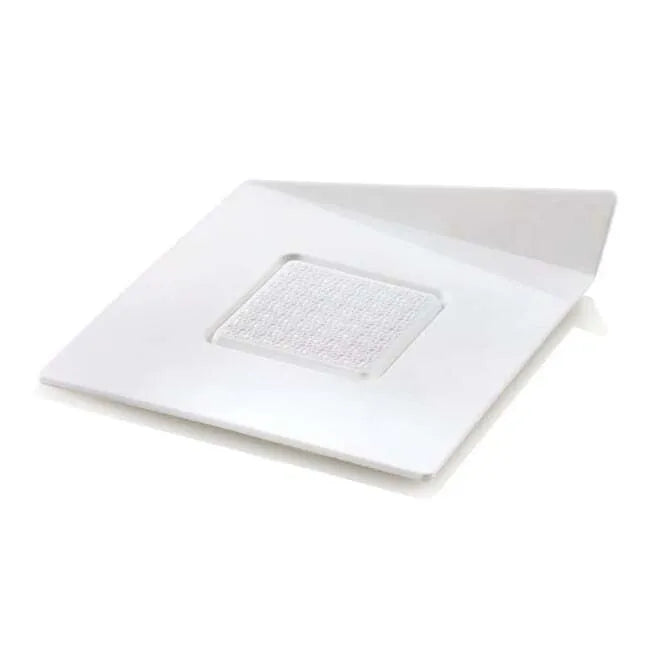 Square White Single Serve Tray - Perfect for Appetizers, Desserts, and Small Portion Serving at Parties, Weddings, and Catering Events