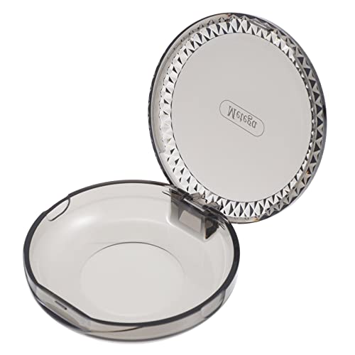 Portable Denture Case for Travel - False Teeth Storage Box | Healifty Mirror Stand & Tool Organizer