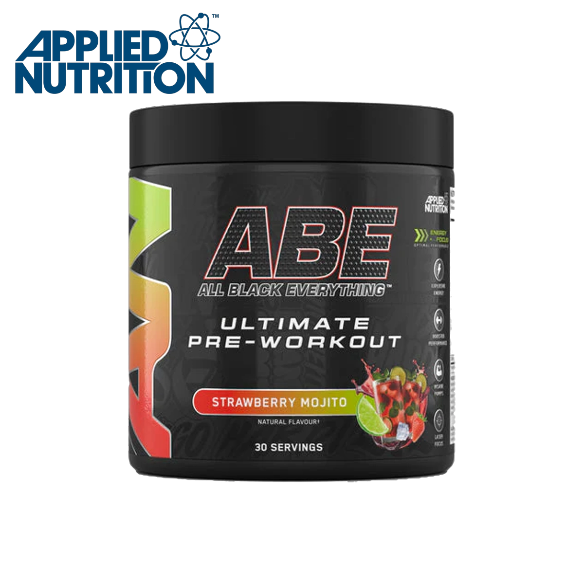 Applied Nutrition ABE (All Black Everything) Ultimate Preworkout Powder 315g - Boost Energy & Performance for Intense Workouts & Gym Sessions