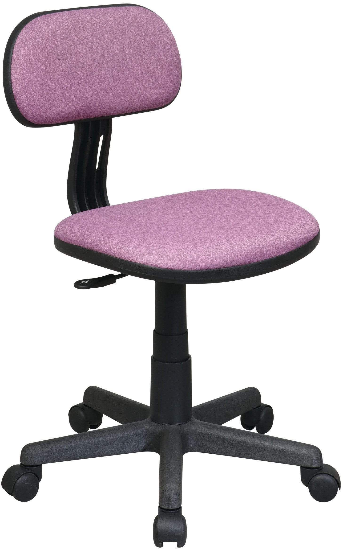 Ergonomic Armless Swivel Task Chair by OSP Designs - 360° Rotation, Adjustable Height, Comfortable Office Chair for Home & Workspace - Perfect for Small Spaces, Workstations & Study Areas