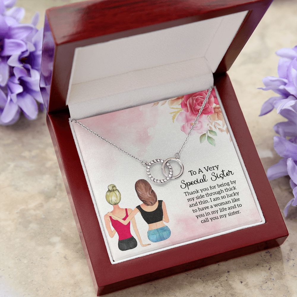 Soul Sister Perfect Pair Necklace - Best Birthday & Christmas Gift for Sister - Ideal for Sisterhood Celebrations, Anniversaries & Special Occasions