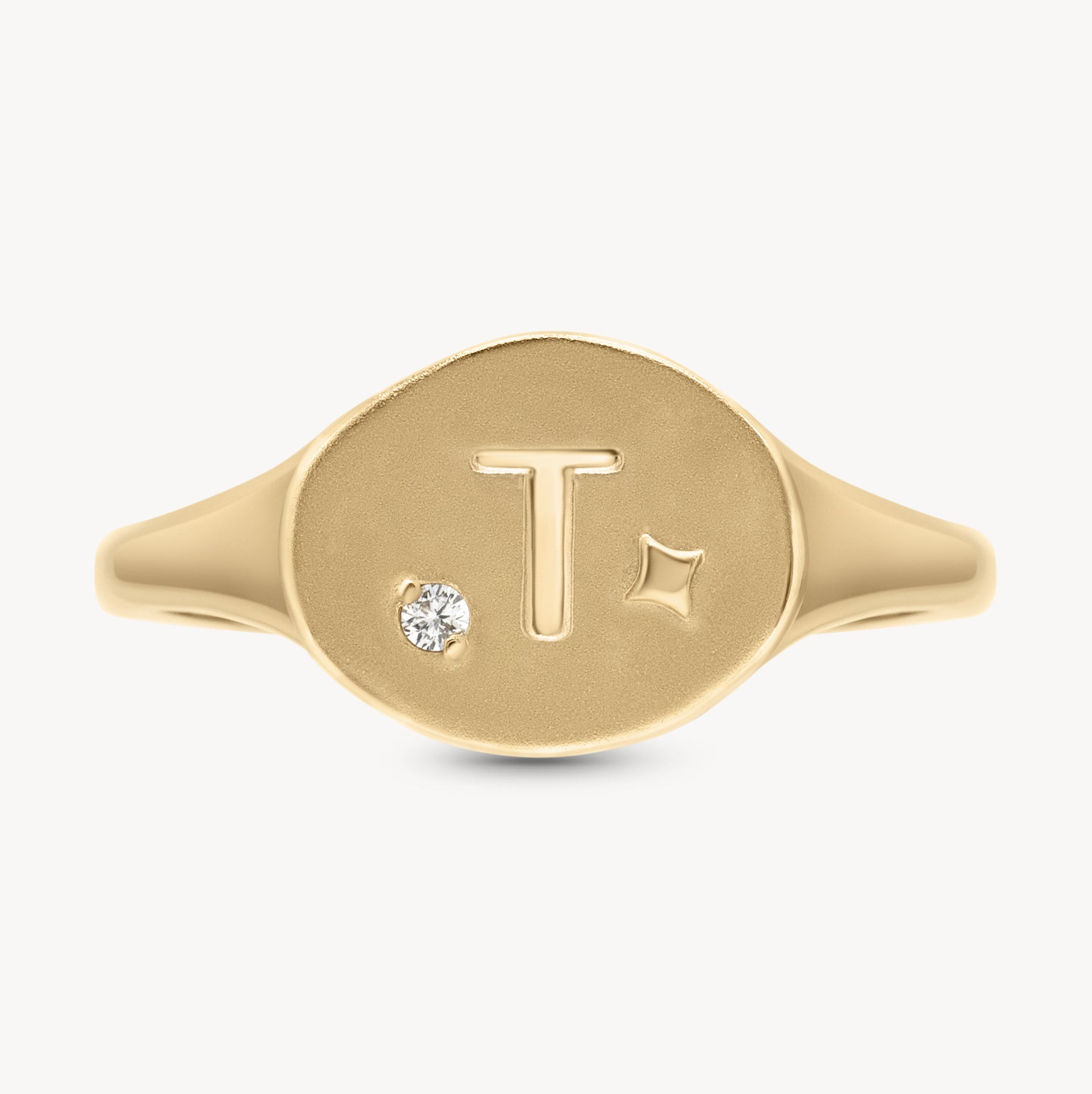 Athena Initial Ring - Personalized Silver Name Ring for Women, Custom Engraved Jewelry Gift - Perfect for Birthdays, Anniversaries & Everyday Wear