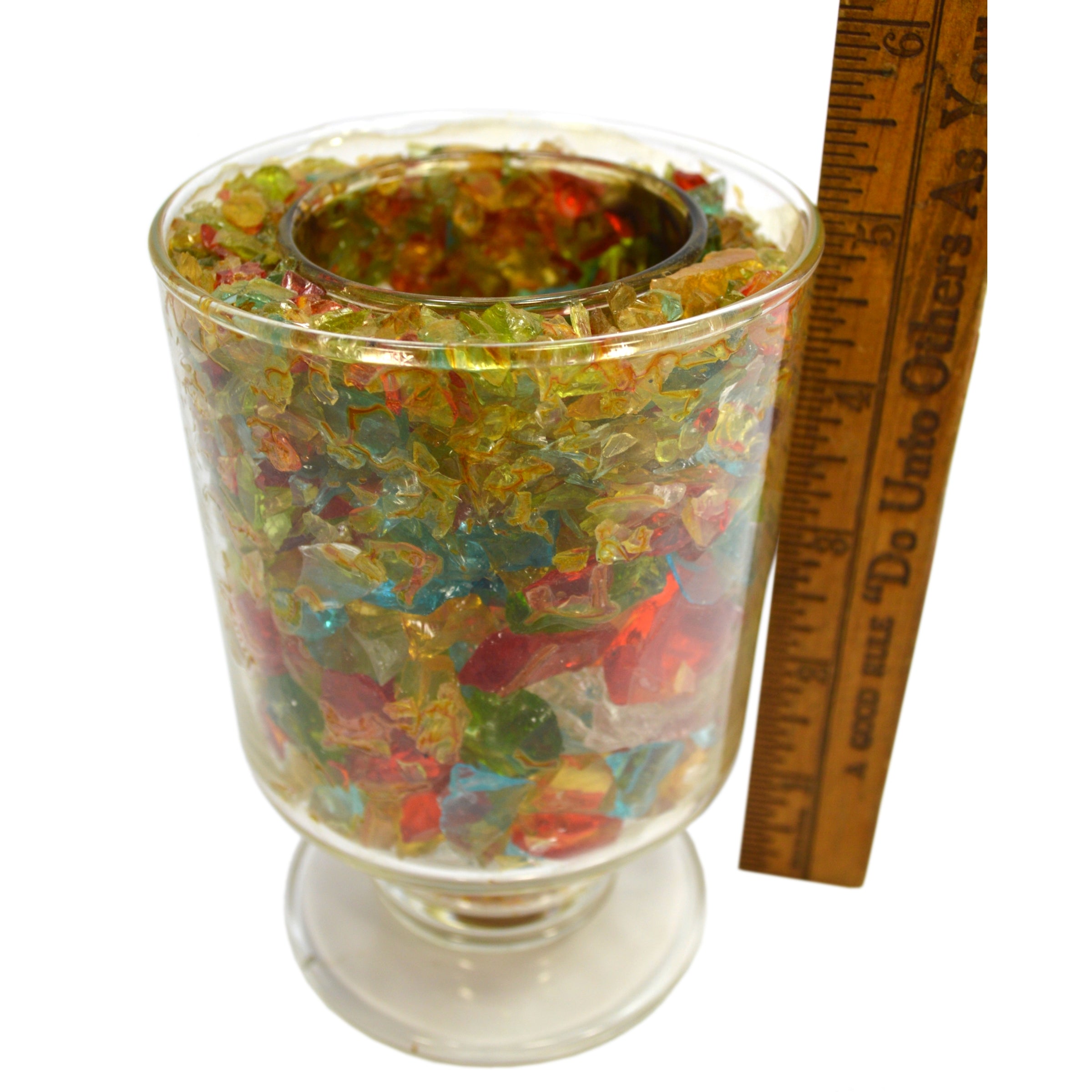 Premium Crushed Glass Goblet - Elegant Handcrafted Drinking Glass for Wine, Cocktails & Beverages - Perfect for Parties, Weddings & Home Decor