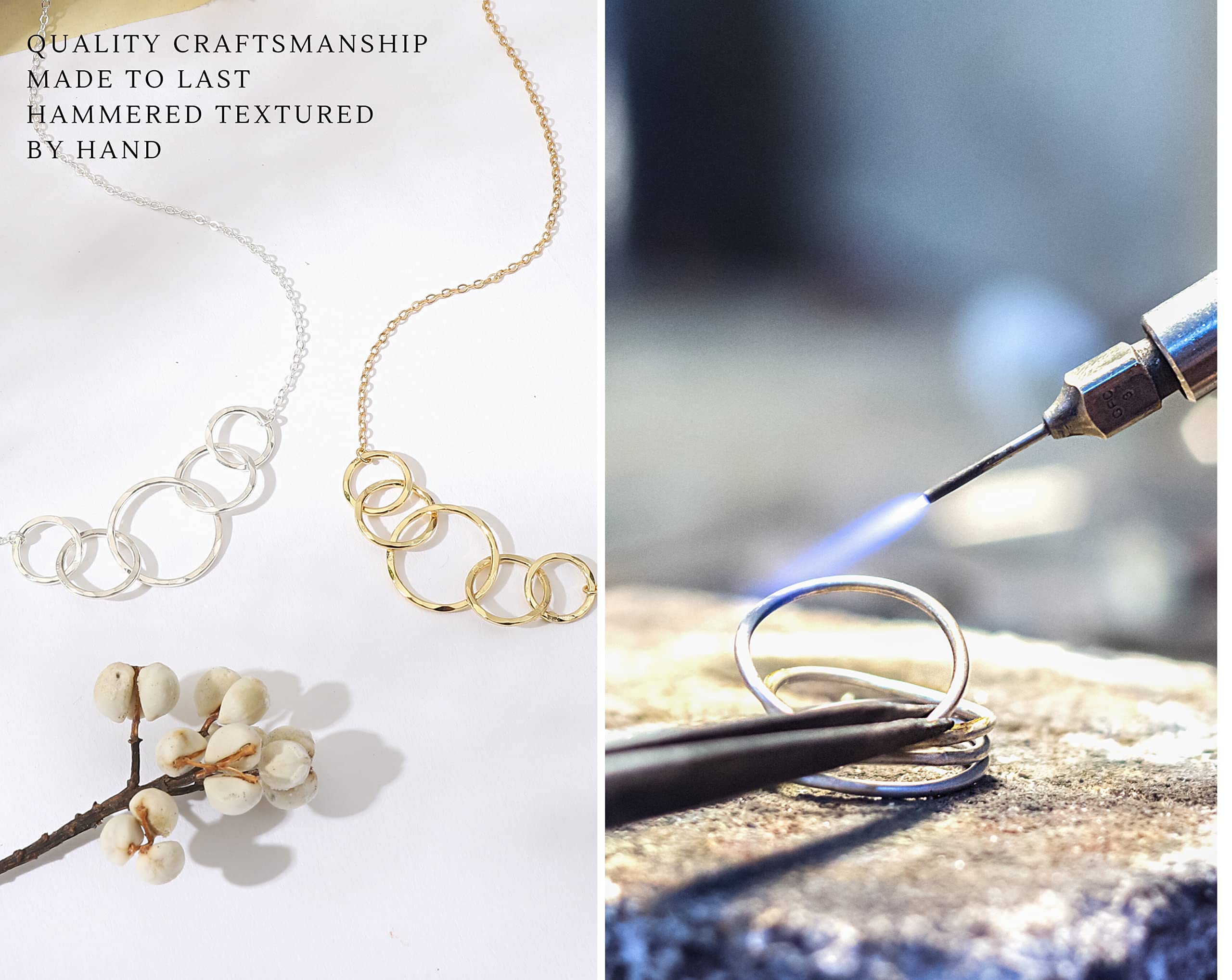 14k Gold Plated Sterling Silver Birthday Necklace for Women - Elegant Jewelry Gift for Mom, Wife, Daughter, Sister | Perfect for Birthdays, Anniversaries & Special Occasions