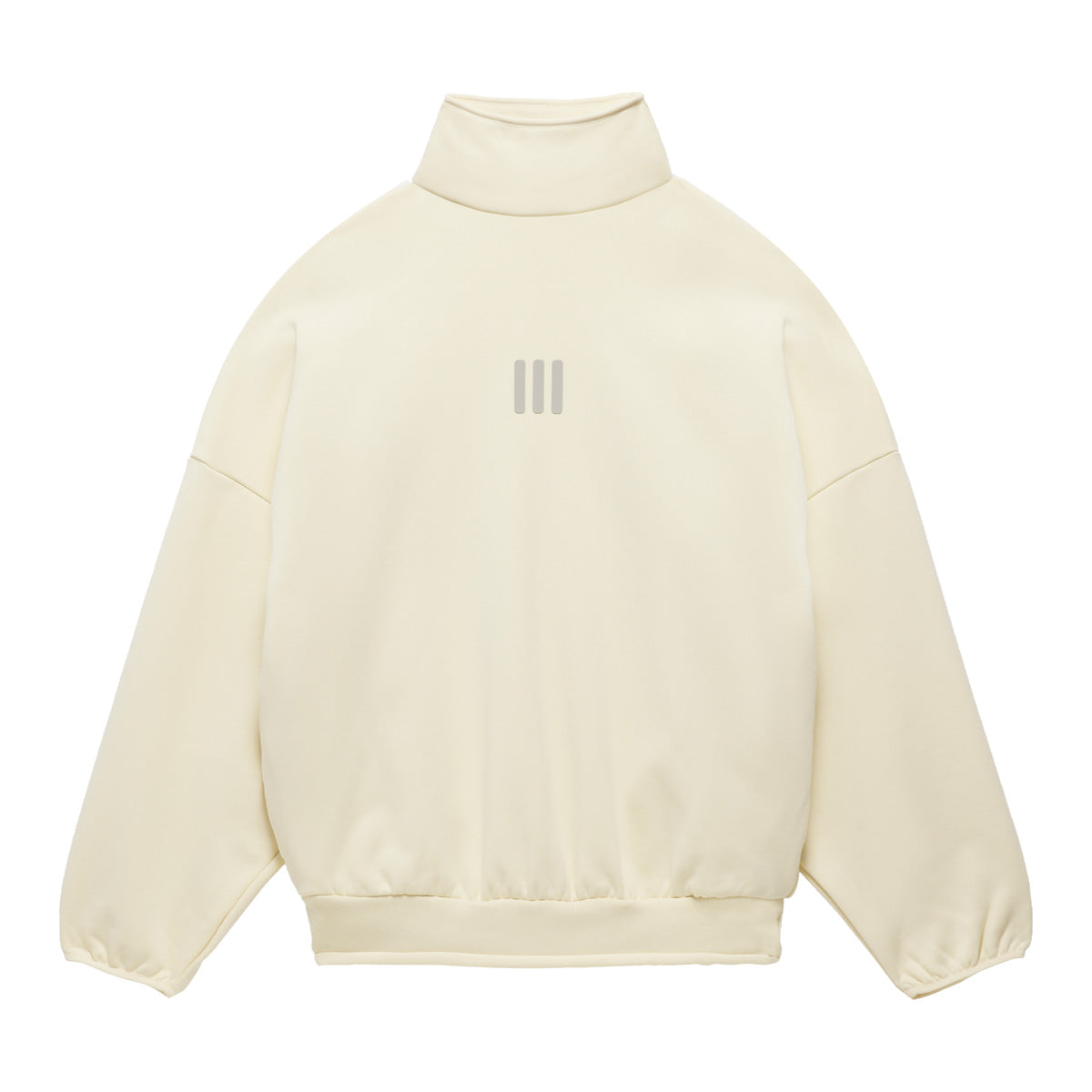 Fear of God Athletics Mock Neck Sweatshirt - Pale Yellow | Oversized Fit, Premium Cotton Blend | Perfect for Streetwear & Casual Outfits