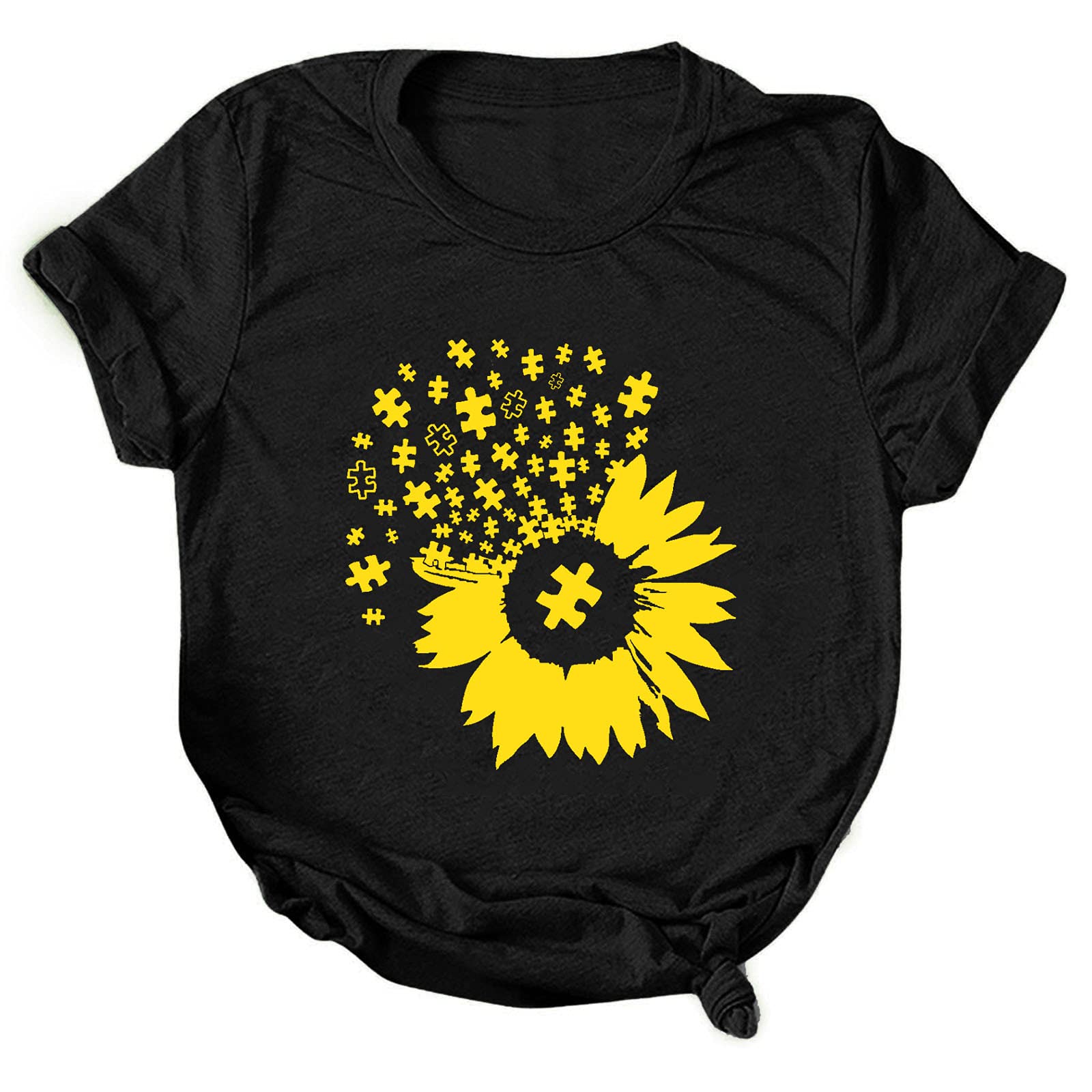 Women's Summer Tops - Soft Basic O-Neck Tee for Outdoor & Casual Wear | Breathable Short Sleeve Shirts for Beach, Travel, and Everyday Comfort