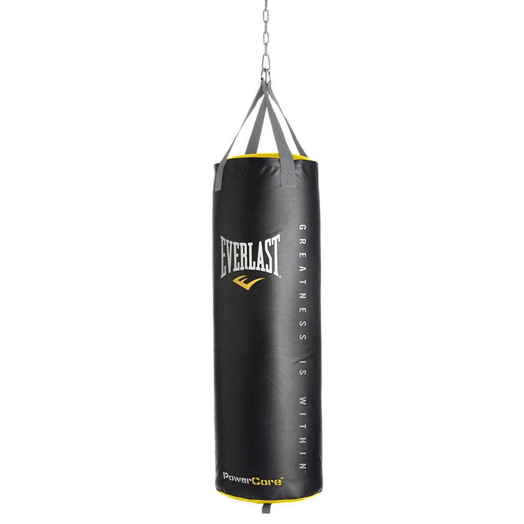 Everlast PowerCore Heavy Bag - Professional Grade Punching Bag for Boxing, MMA & Fitness Training - Perfect for Home Gyms & Martial Arts Studios