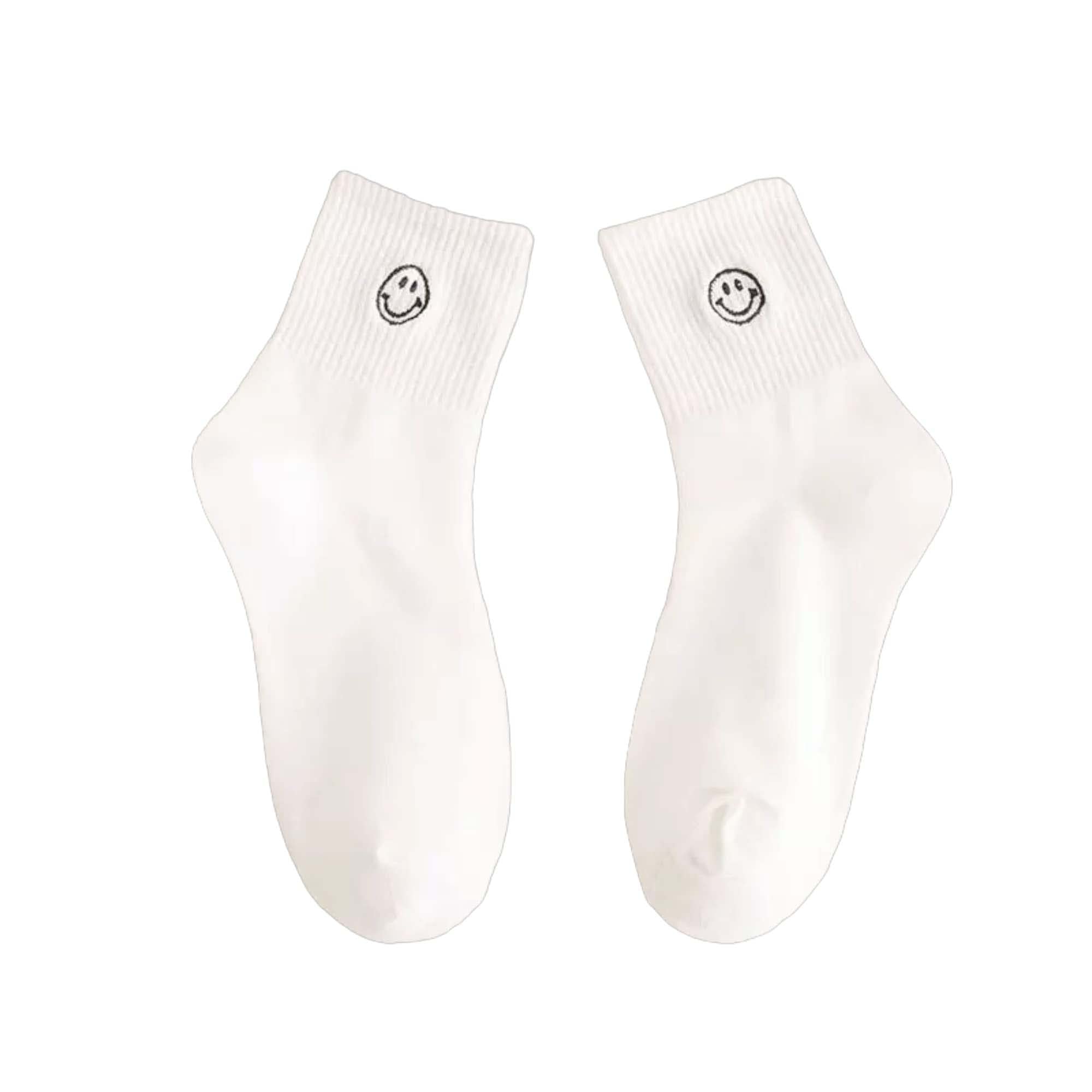 5 Pairs Cute Smile Face Cartoon Socks - Funny Low Cut Fashion Socks for Women & Girls | Perfect for Gifts, Casual Wear & Cosplay