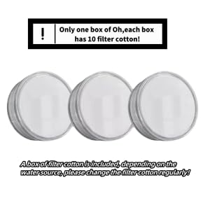 2-Piece Faucet Mount Water Filter System - Activated Carbon Kitchen Faucet Filter Purifier Removes Chlorine, Heavy Metals & Hard Water (Blue) | Perfect for Clean Drinking Water, Cooking & Washing Fruits/Veggies