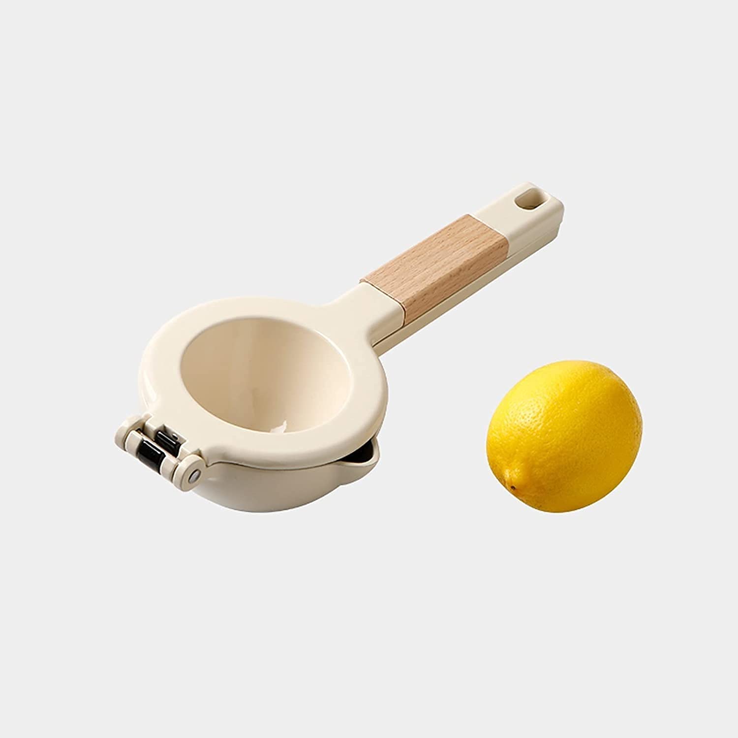 JSY Manual Lemon Juicer - Portable Citrus Press with Detachable Aluminum Alloy Handle, Enlarged Pressing Groove for Easy Squeezing - Perfect for Home Kitchen, Bar, Restaurant & Outdoor Picnics
