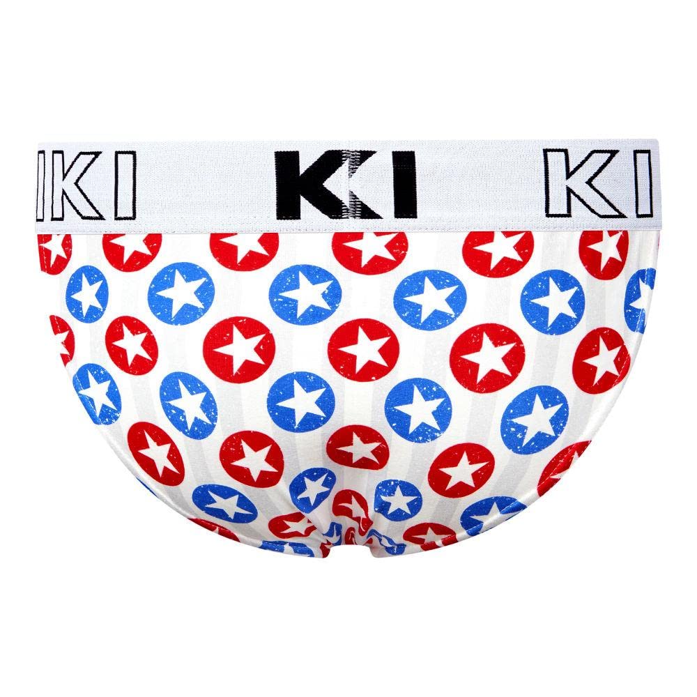 Kiniki Men's Cotton Printed Tanga Underwear - Soft & Breathable for All-Day Comfort - Perfect for Gym, Travel & Everyday Wear