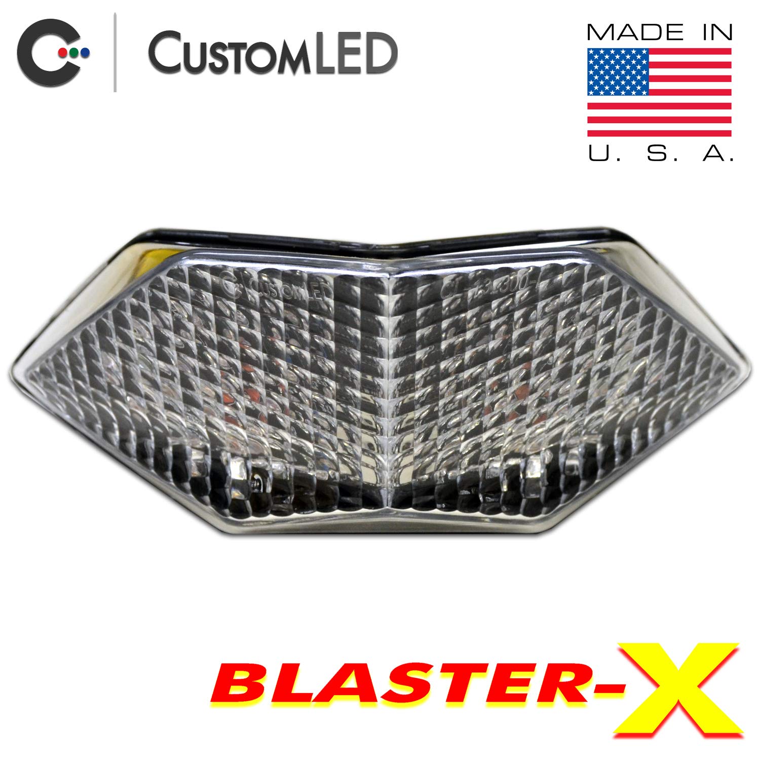 Blaster-X Integrated LED Tail Light for 2013-2017 Kawasaki Ninja 300 Motorcycle - Bright, Durable & Easy Installation for Enhanced Safety & Style