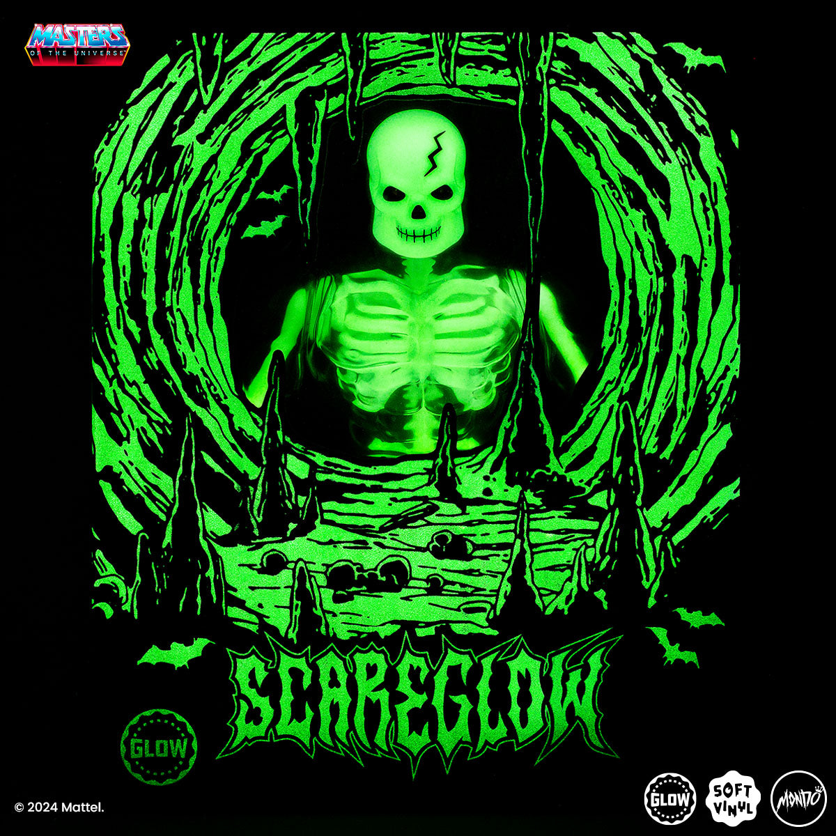 Masters of the Universe Scareglow Soft Vinyl Figure - Limited Timed Edition Collectible Toy for Display & Gift Giving