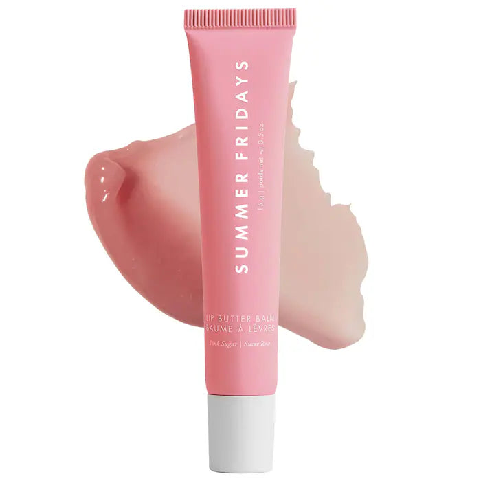 Summer Fridays Lip Butter Balm - Hydrating & Shining Lip Care for Dry Lips | All-Day Moisture, Nourishment & Glossy Finish | Perfect for Daily Use, Makeup Prep & On-the-Go Hydration