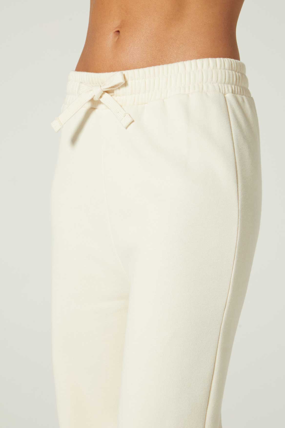 Allana Wide Leg Pants for Women - High Waisted Linen Pants in Latte Color - Comfortable Lounge Pants for Casual Wear, Office, and Travel