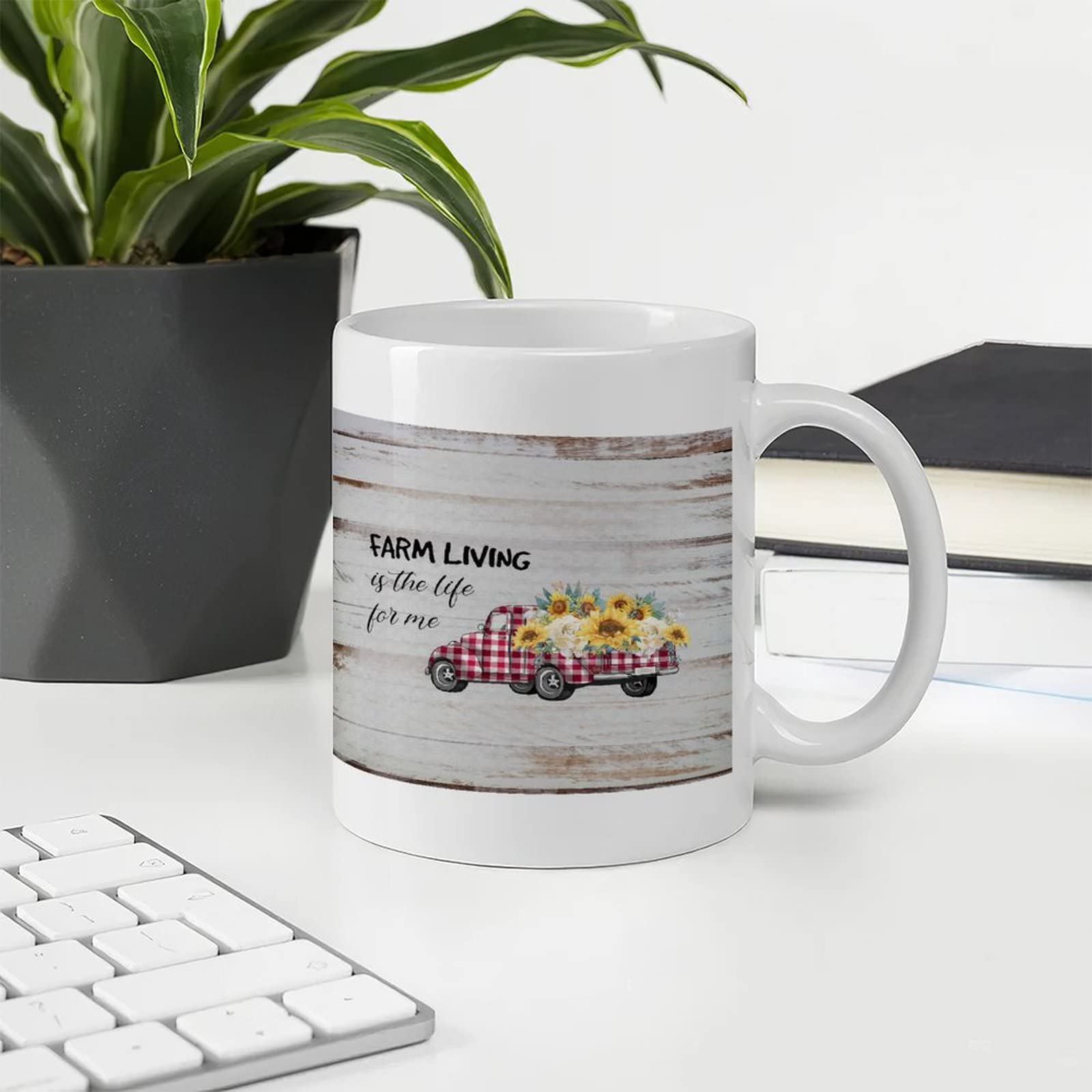 11oz Inspirational Quote Coffee Mug - White Ceramic Tea Cup with Motivational Words for Coworkers, Friends, Family, Husband & Wife | Perfect for Office, Home & Gifts