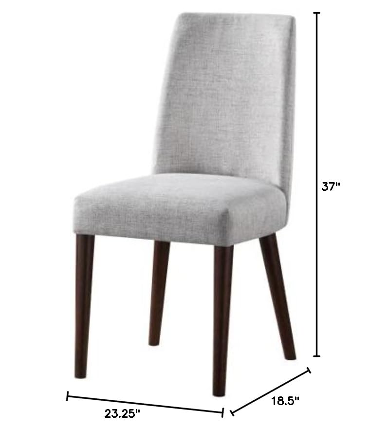 **Modern Fabric Upholstered Dining Chairs with Solid Wood Legs - Urban Style Kitchen & Accent Chair (Single Pack) - Perfect for Living Room, Kitchen, Bedroom & Dining Area - Expresso Brown**    *(Use Scenarios: Ideal for home dining sets, kitchen breakfast nooks, cozy living room seating, or stylish bedroom accent chairs.)*