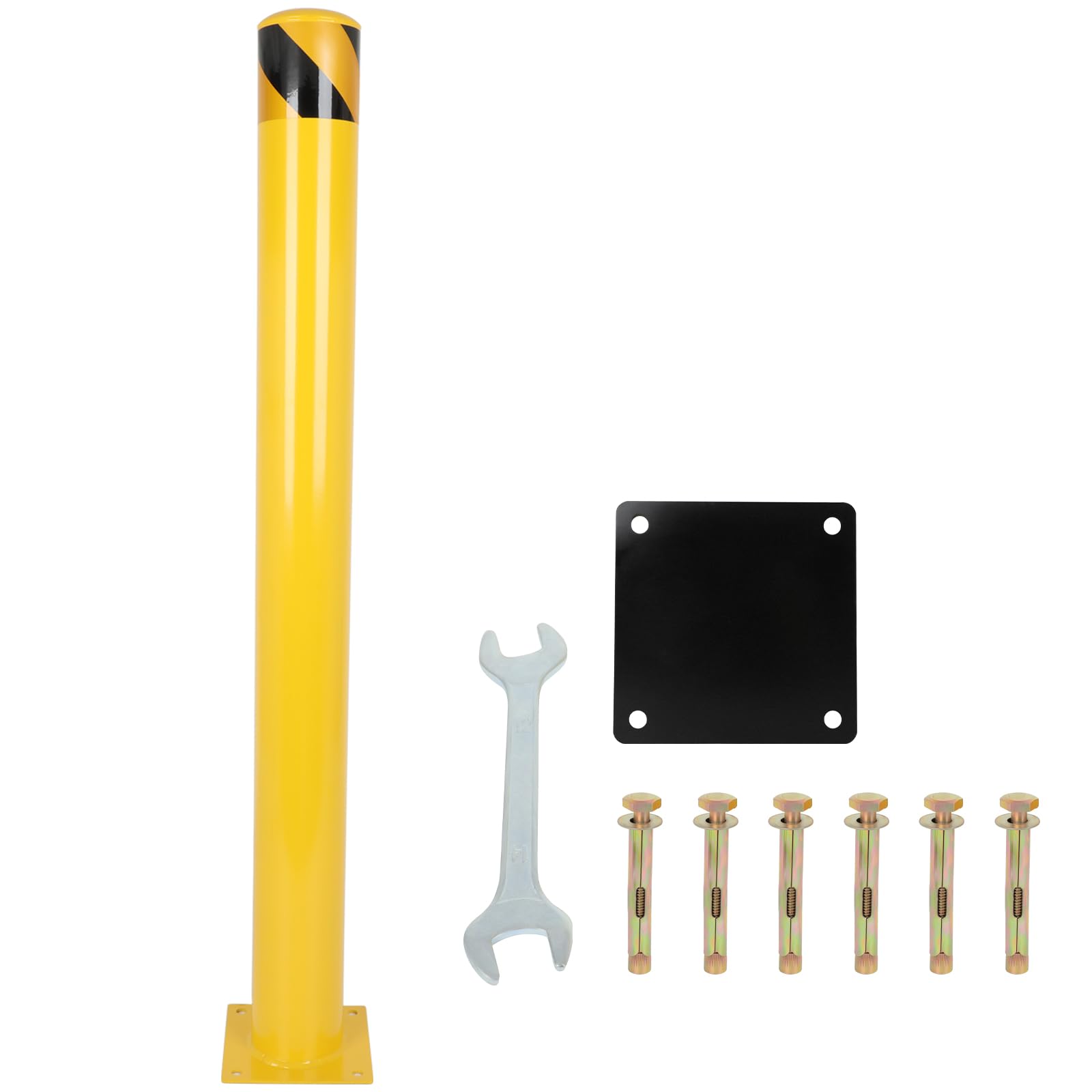 Yellow Steel Safety Bollard 48