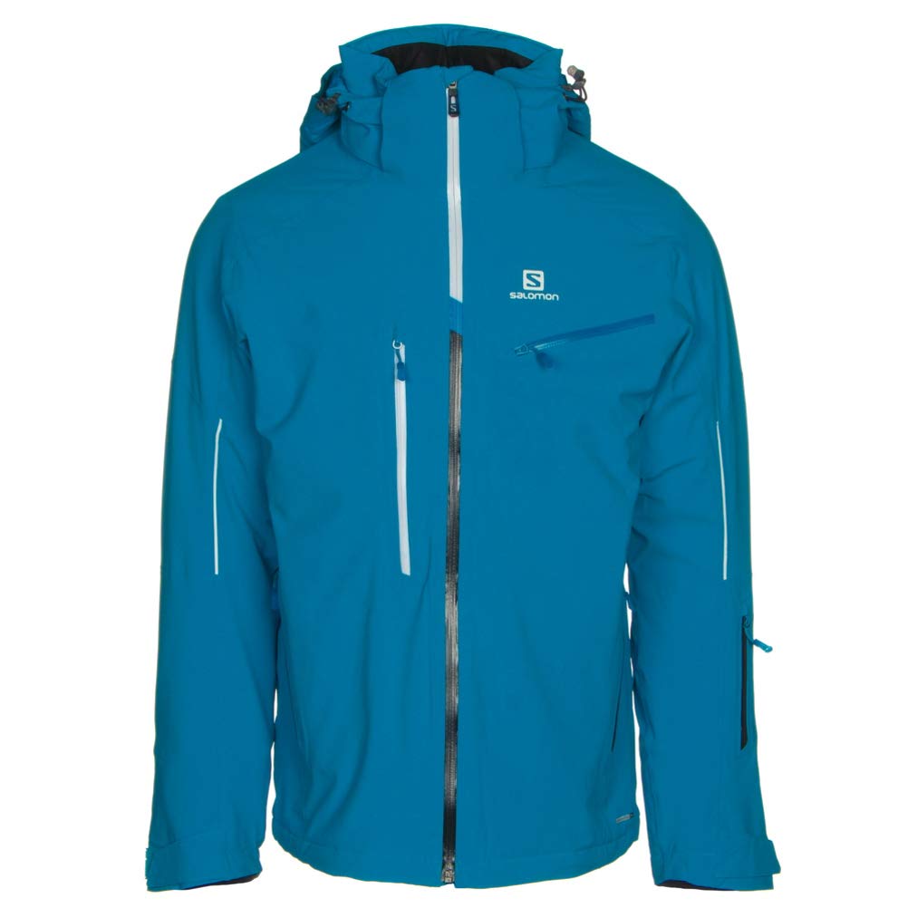Salomon ICESPEED Men's Winter Jacket - Waterproof Windproof Ski Jacket for Snowboarding & Outdoor Activities
