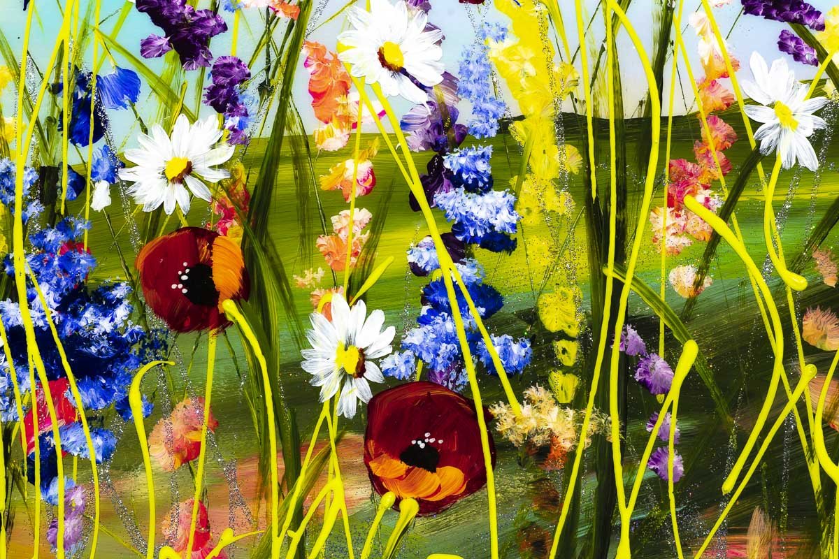 Beautiful Day II Original SOLD - Premium Wall Art Canvas Painting for Home & Office Decor - Perfect for Living Room, Bedroom, and Gift Giving