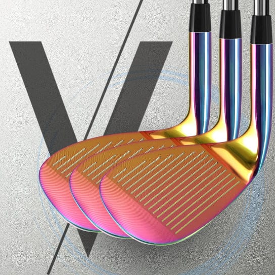 Lazrus Premium Milled V Wedges Golf Club Set - 52°, 56°, 60° Loft - Forged Wedges for Short Game & Bunker Shots - Perfect for Golfers Seeking Precision & Spin Control on the Course