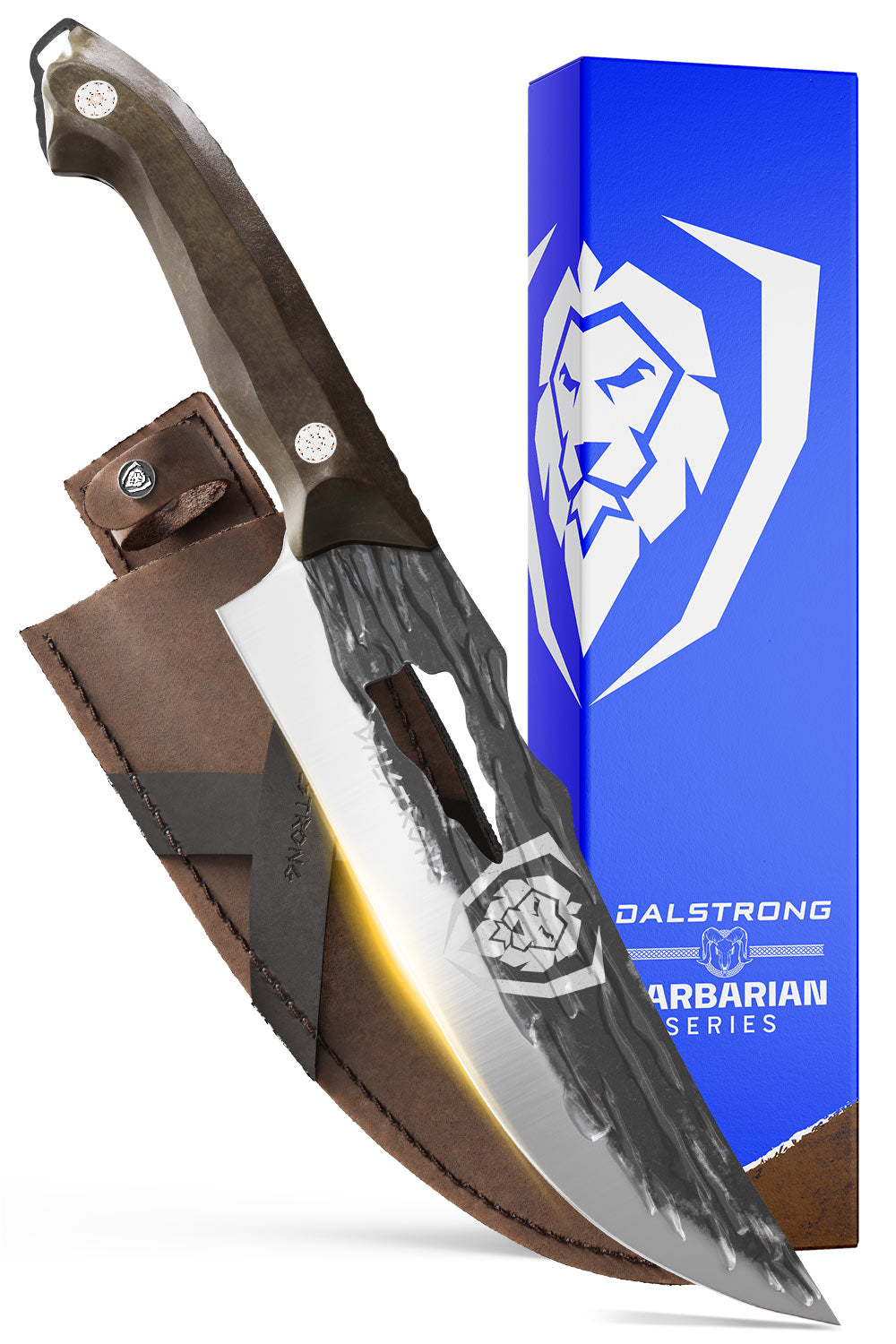 Premium 8-Inch Chef's Knife - Dalstrong Barbarian Series - High Carbon German Steel - Professional Kitchen Knife for Slicing, Dicing & Chopping - Perfect for Home Chefs & Culinary Professionals