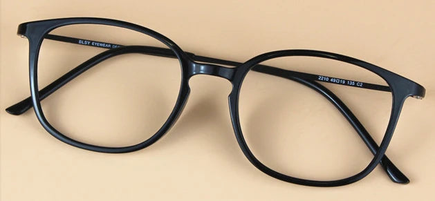 Brightzone Women's Full Rim Square Ultem Carbon Steel Eyeglasses Frame 72210 - Lightweight & Durable Glasses for Work, Reading & Fashion