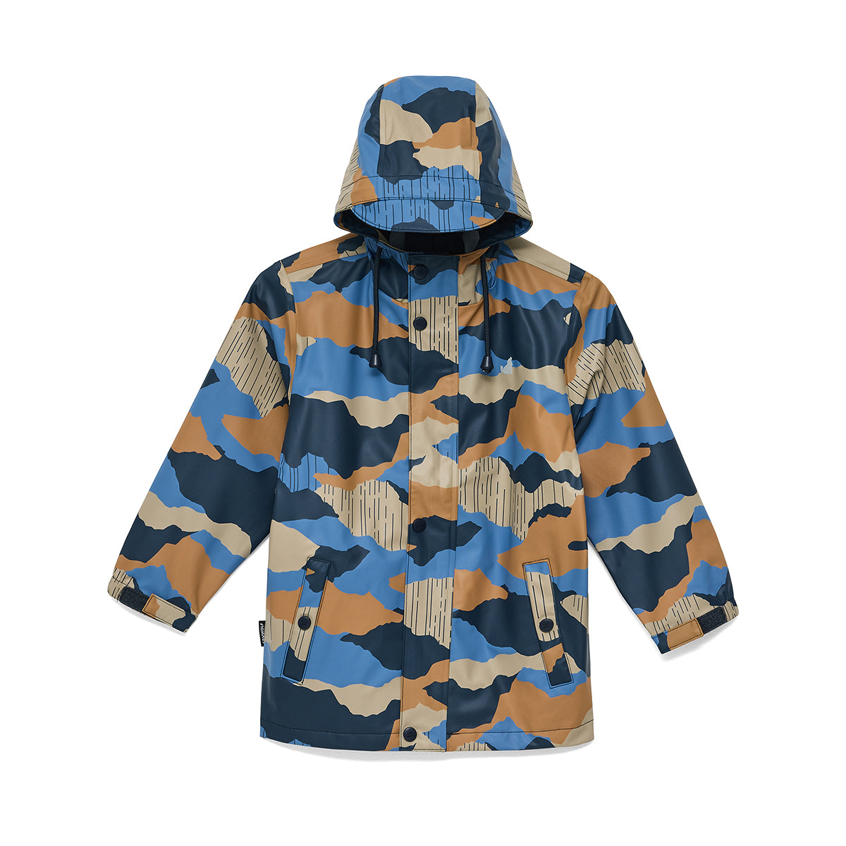 Crywolf Waterproof Play Jacket - Camouflage Mountain Design for Outdoor Adventures, Hiking & Camping
