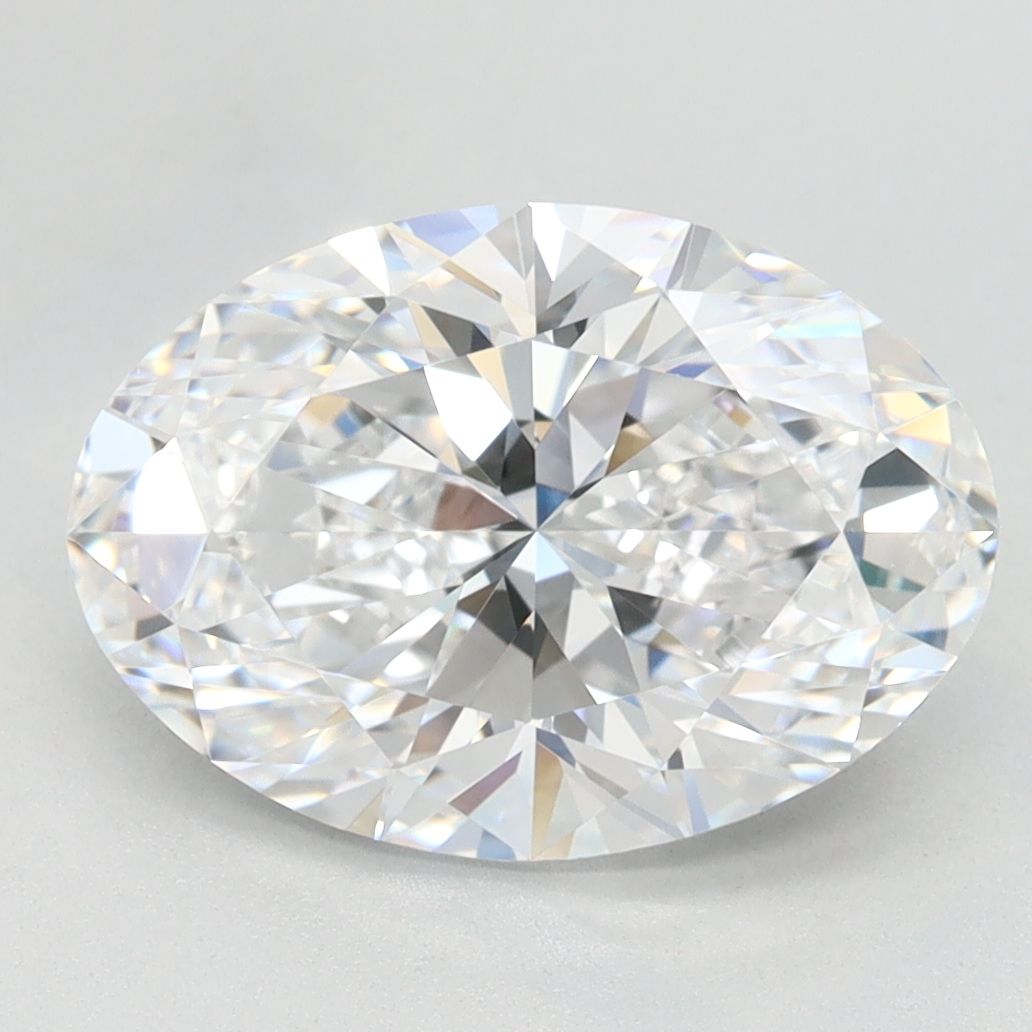 2.72 Carat D Color VVS1 Clarity Oval Lab-Grown Diamond for Engagement Rings & Fine Jewelry
