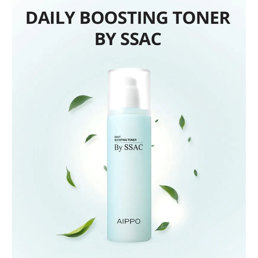 AIPPO Daily Boosting Toner by SSAC - 130ml Hydrating Facial Toner for Glowing Skin | Perfect for Morning & Night Skincare Routine