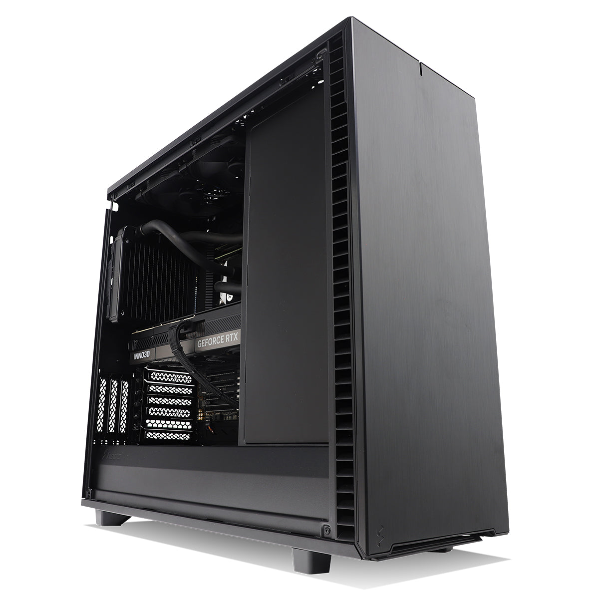 Custom Watercooled Ascend AI Workstation PC with AMD Ryzen Threadripper Pro 5975WX, 128GB RAM, 2TB SSD & NVIDIA RTX 5090 - Perfect for 3D Rendering, AI Development & High-End Gaming