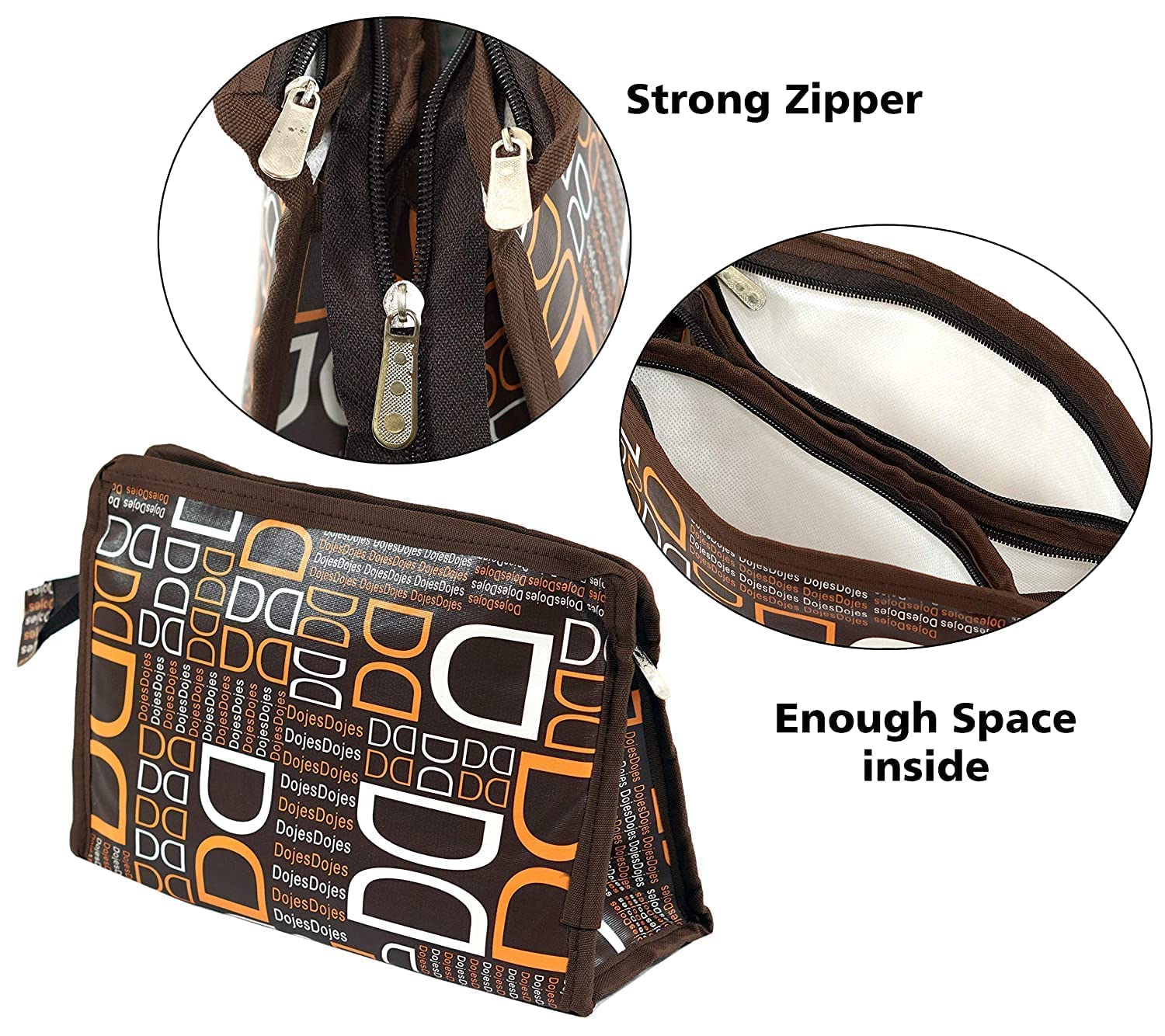 PRISMAXIC 3-Piece Travel Toiletry Bag Set - Waterproof Cosmetic Pouch, Jewelry Organizer & Medicine Storage Case for Women | Perfect for Vacation, Gym & Business Trips