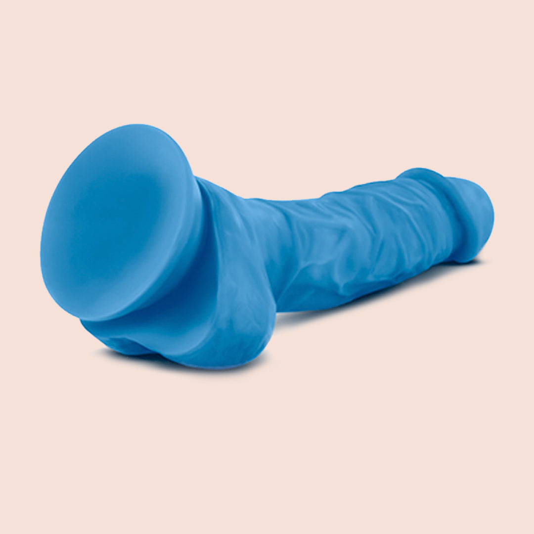 Neo 7.5 Inch Dual Density Realistic Dildo with Testicles - Soft Outer Layer & Firm Inner Core for Enhanced Pleasure - Perfect for Solo Play, Couples Use, and BDSM Scenes