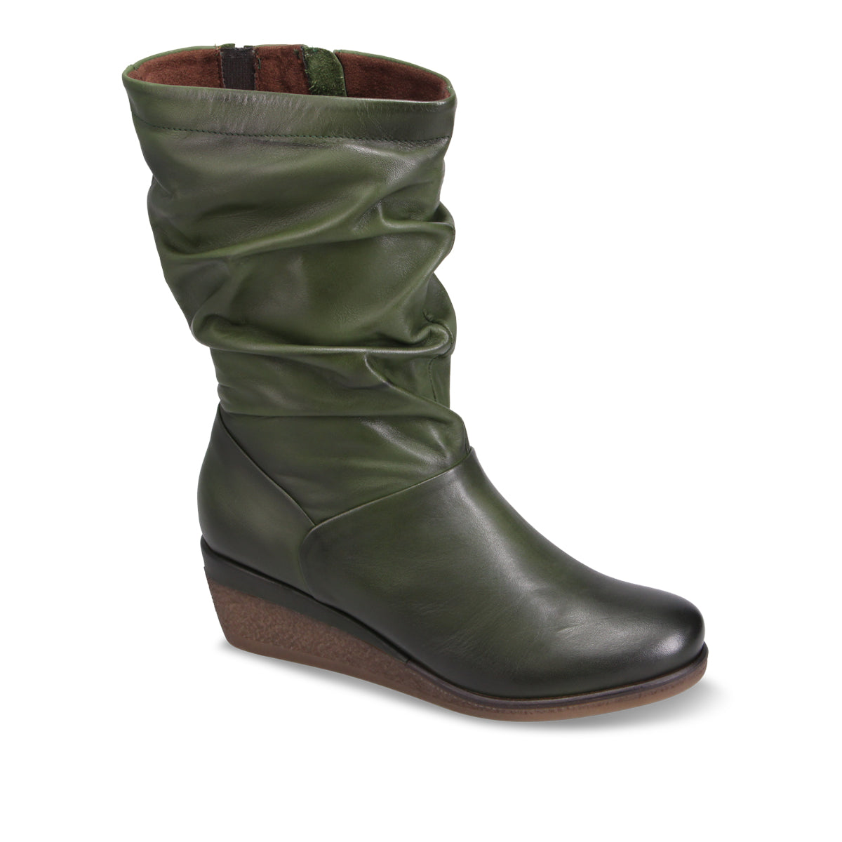 Martina Women's Chunky Heel Ankle Boots - Stylish Wedge Booties for Fall & Winter | Perfect for Office, Date Night & Casual Outfits