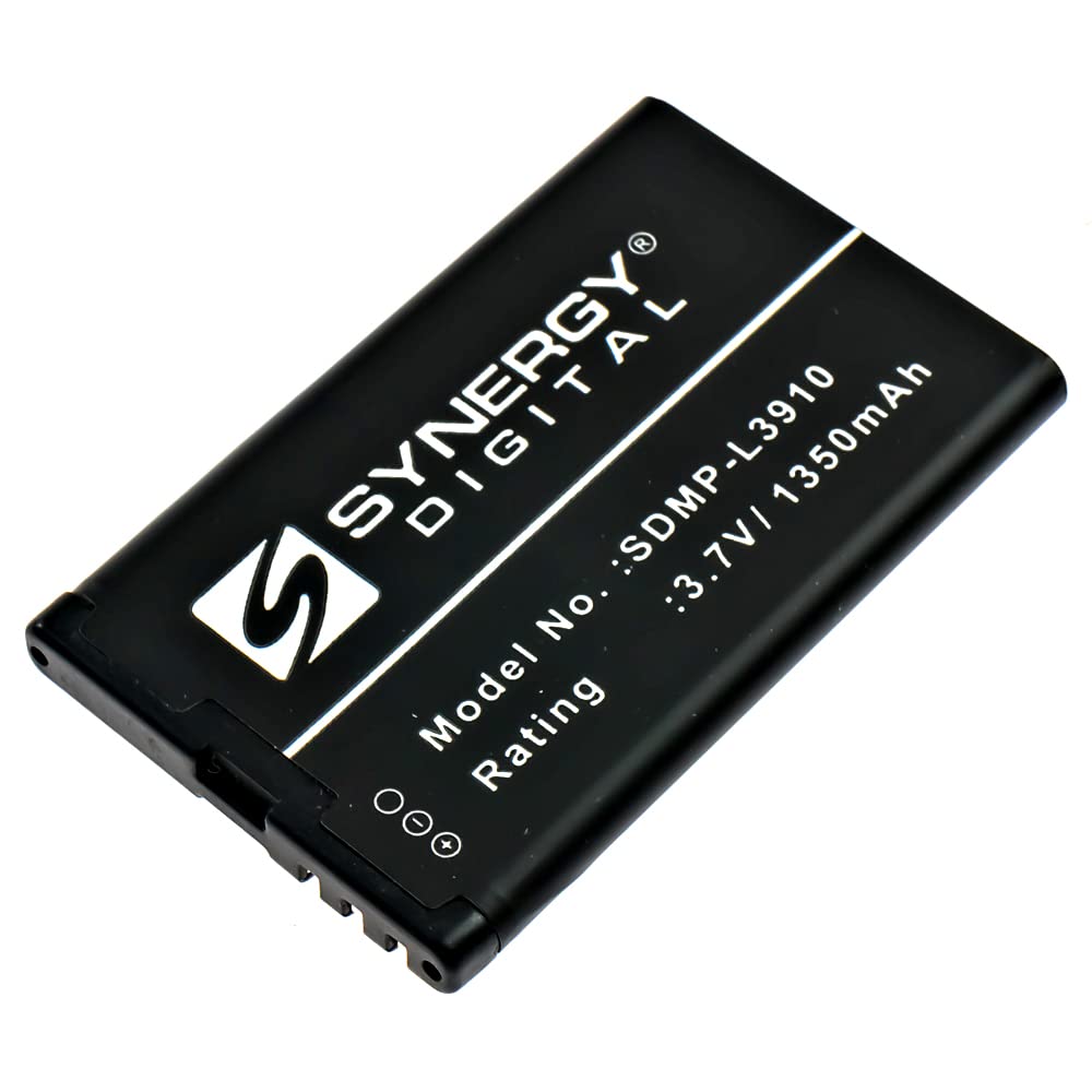 Synergy Digital BL-5J Replacement Battery for Nokia Lumia 526 - 1350mAh Li-ion High Capacity Cell Phone Battery (Compatible with Nokia BL-5J) - Perfect for Extended Usage, Travel & Emergency Power Backup