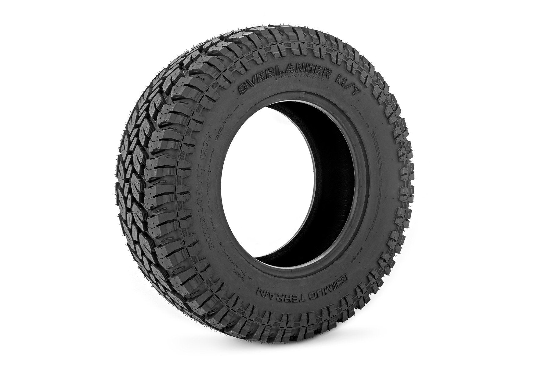 Rough Country Overlander M/T 285/70R17 All-Terrain Off-Road Tires (97010123) - Perfect for Jeep Wrangler, Toyota Tacoma & 4x4 Adventure Vehicles
