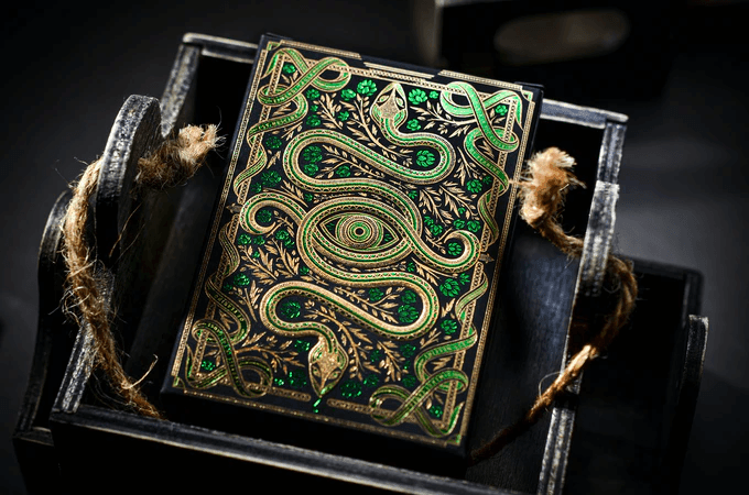 Premium Virescent Emerald Edition Playing Cards - Elegant & Durable for Poker, Magic Tricks & Collectors | Perfect for Game Nights, Gifts & Cardistry
