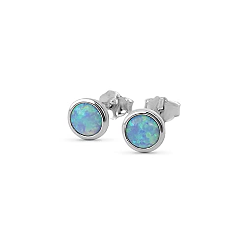 Silver- Blue Opal