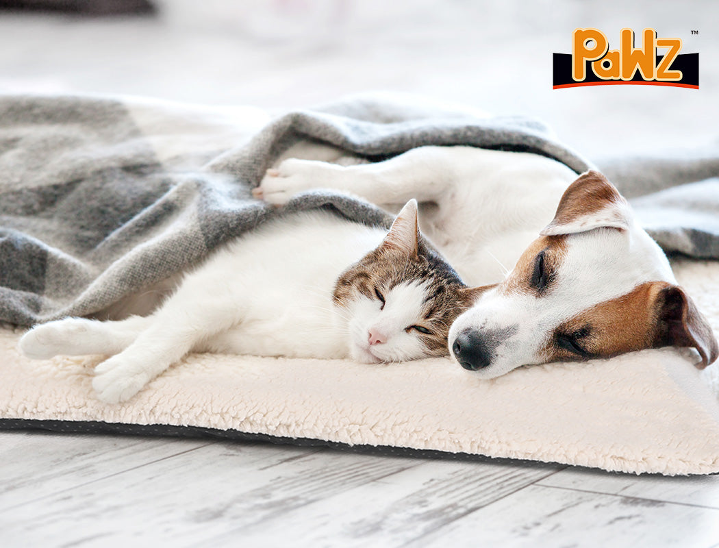 Electric Heated Pet Bed for Dogs & Cats - Soft Warming Pad with Removable Cover, Orthopedic Mattress & Cushion - Perfect for Winter, Arthritis Pain Relief & Indoor/Outdoor Use