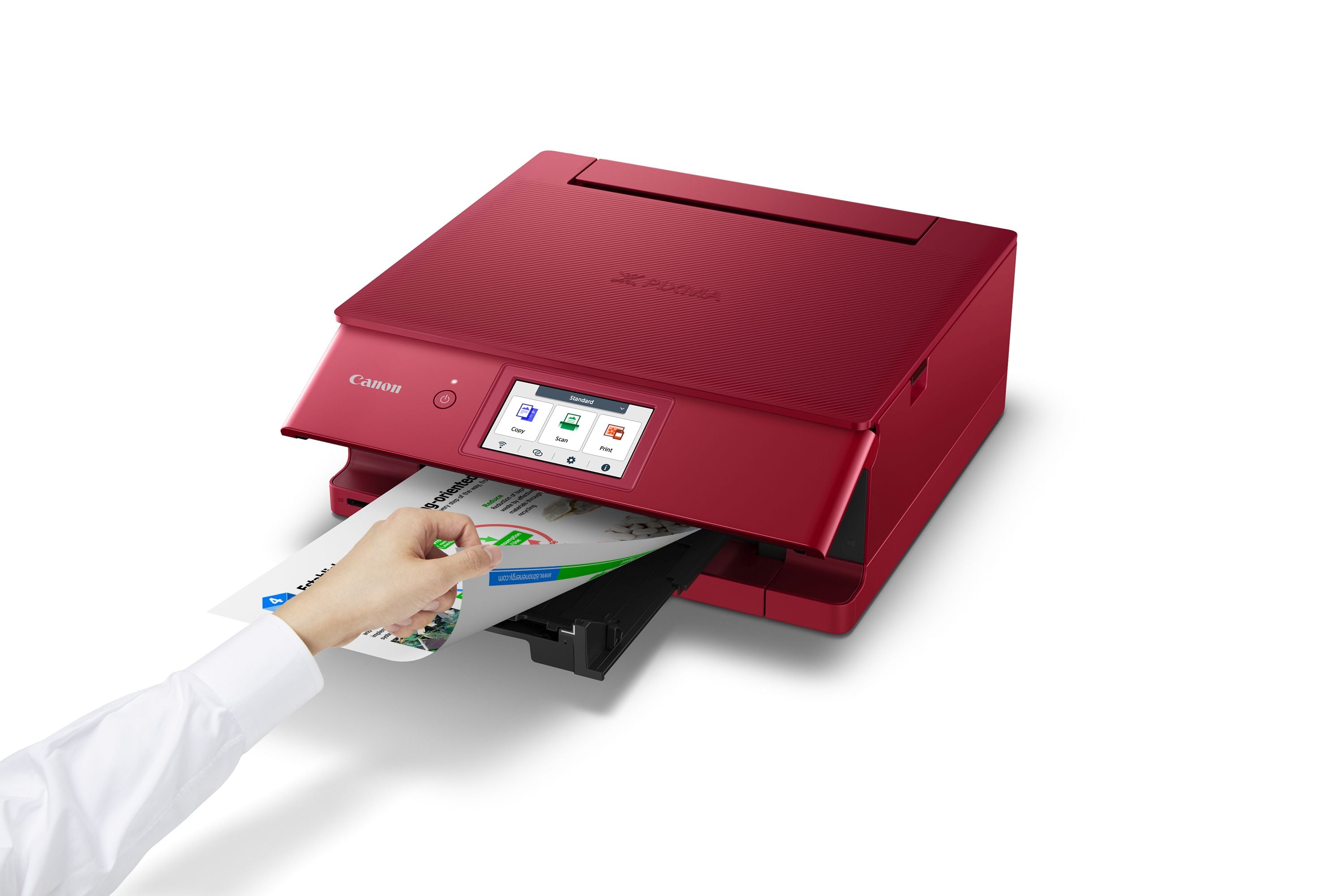 Canon PIXMA TS8870 Wireless All-in-One Color Printer with Scanner, Copier & Fax - Ideal for Home Office, School Projects & Photo Printing