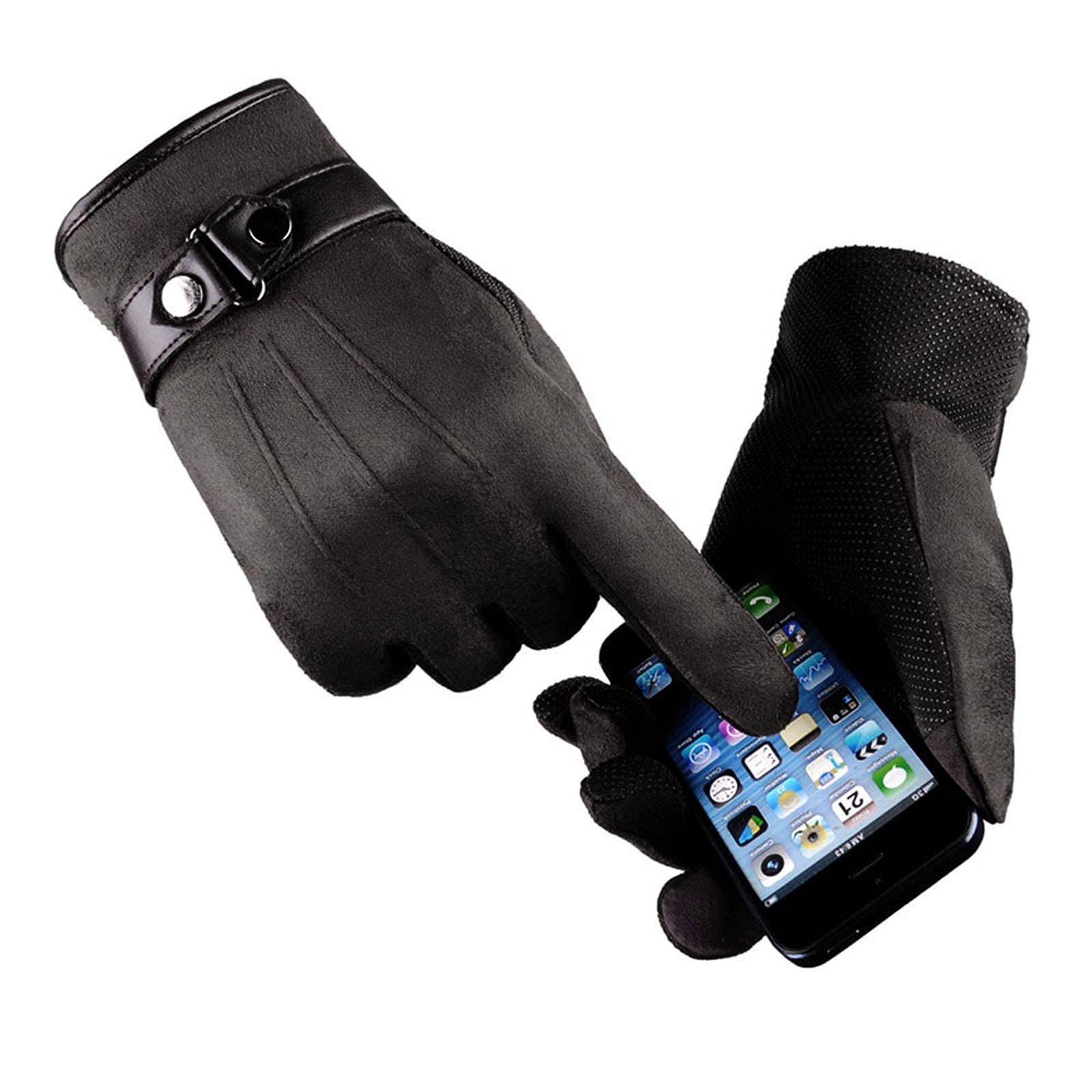 **Touchscreen Winter Gloves for Men & Women - Warm Thermal Gloves for Running, Cycling, Driving - Cold Weather Windproof & Waterproof - Perfect for Outdoor Sports & Daily Commute**