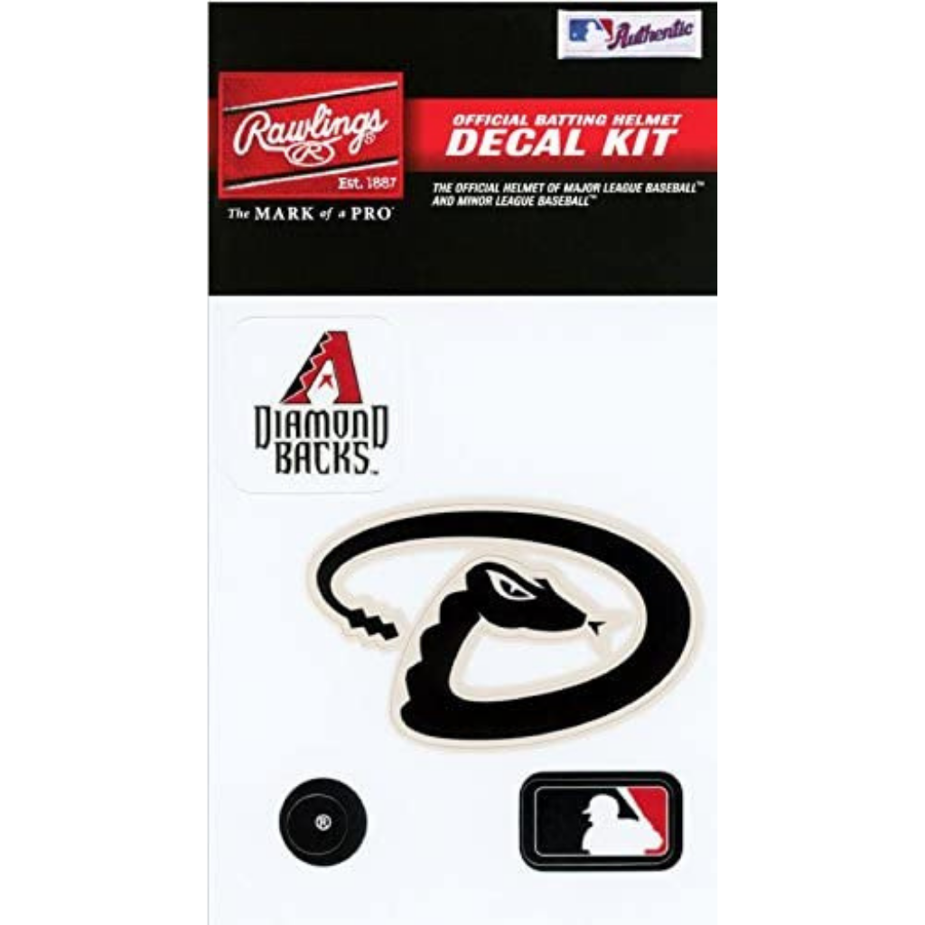 Rawlings MLB Decal Kit - Official Baseball Team Stickers for Helmets, Bats & Locker Decor | Perfect for Fans, Players & Collectors