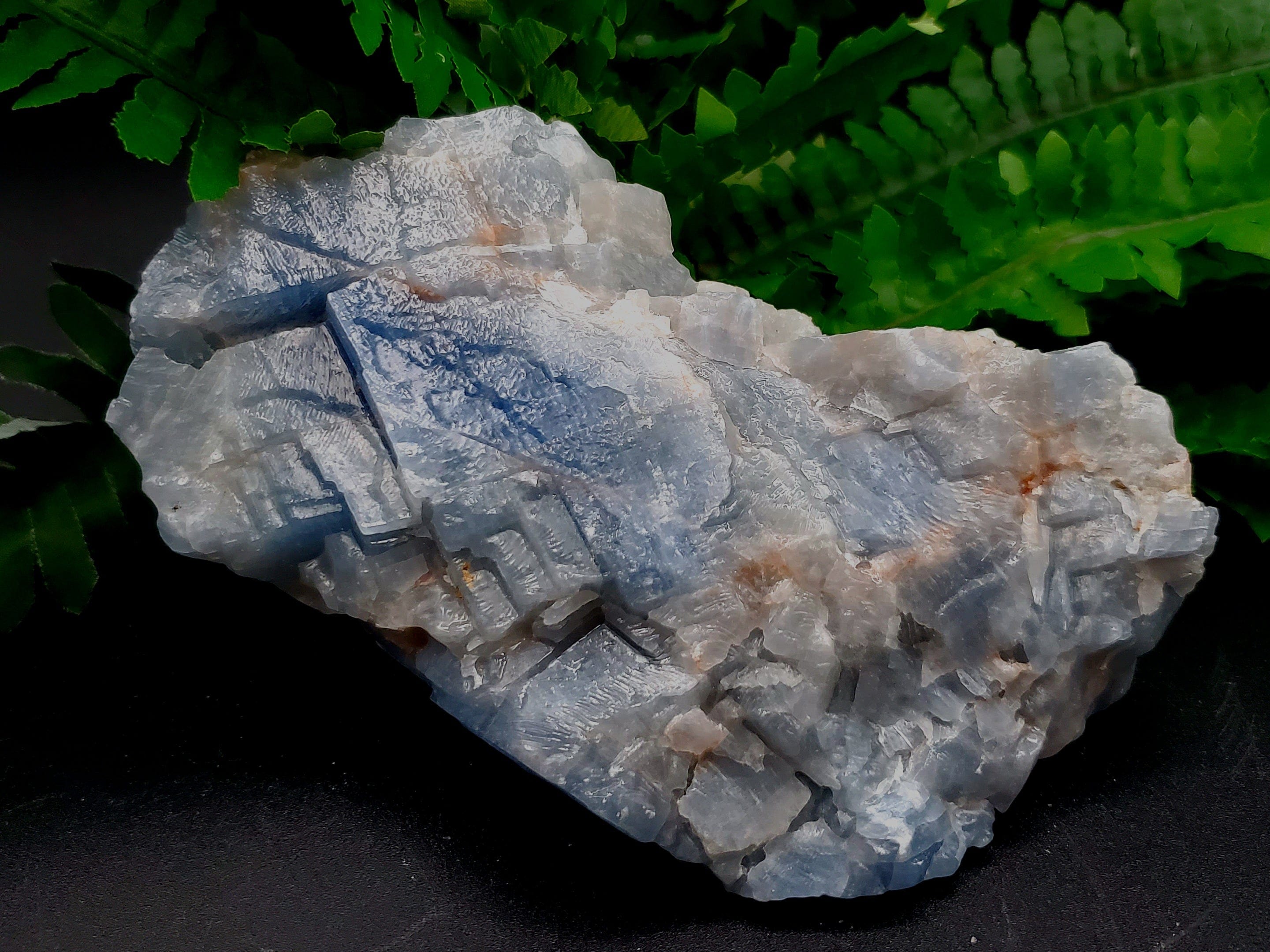 Blue Calcite Crystal - Natural Healing Stone for Meditation, Stress Relief & Home Decor | Perfect for Spiritual Growth & Positive Energy