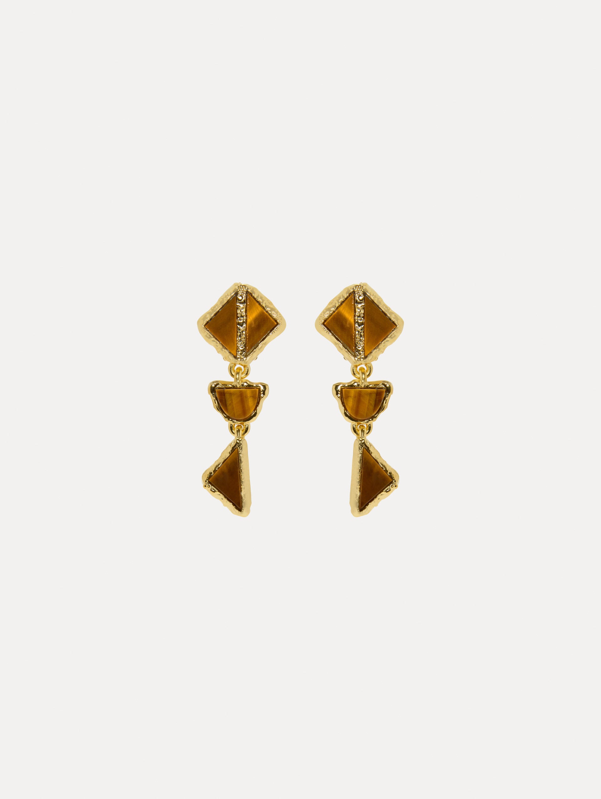 Mixed Stone Clip-On Earrings for Women – Non-Pierced Fashion Jewelry for Parties, Weddings & Special Occasions