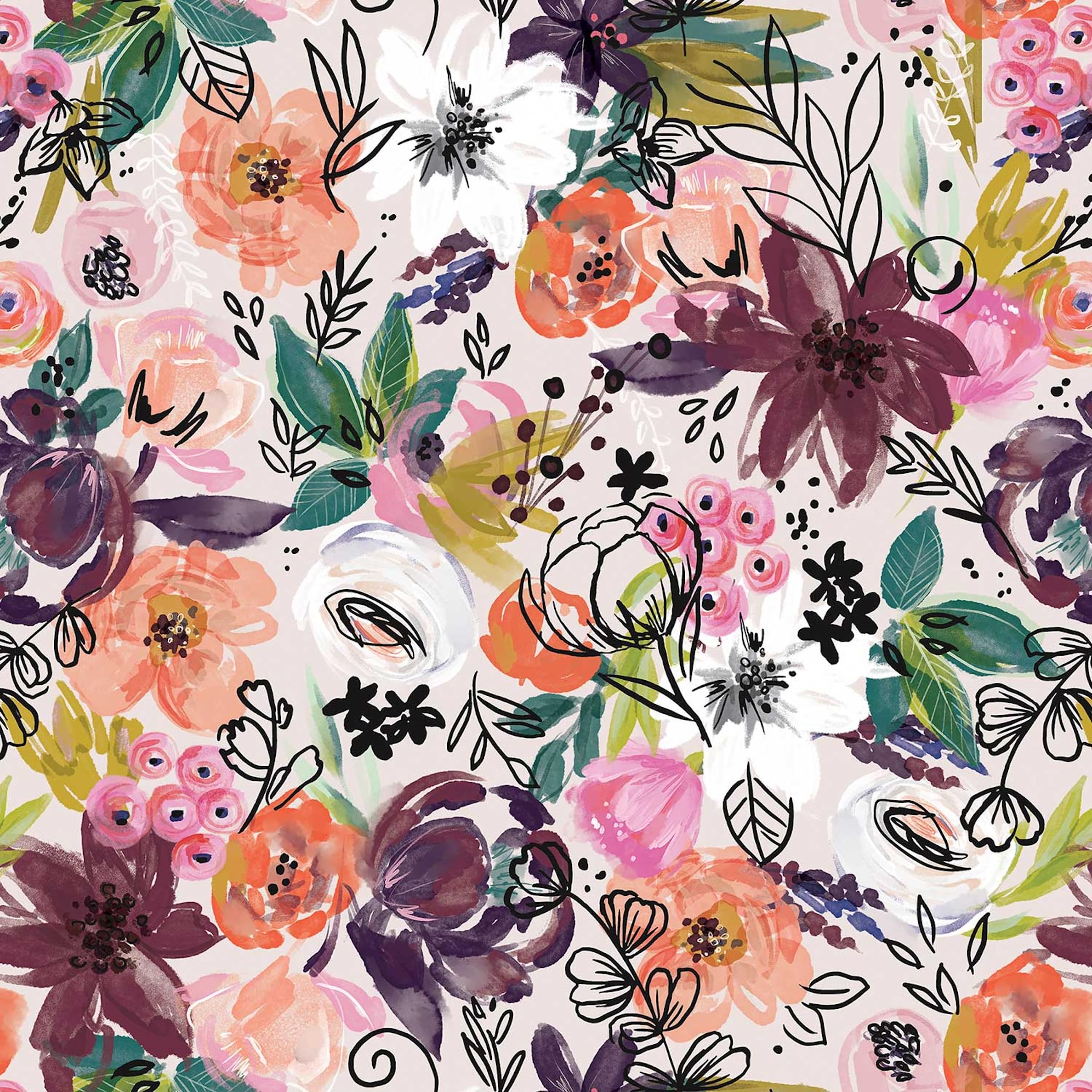 20 Sheets Rainbow Colors Italian Print Tissue Paper - 20x14.5 Inches for Decoupage, Gift Wrapping, Birthday Baskets & Party Decor (Cottage Floral Design) - Perfect for DIY Crafts, Wedding Favors & Home Decor Projects